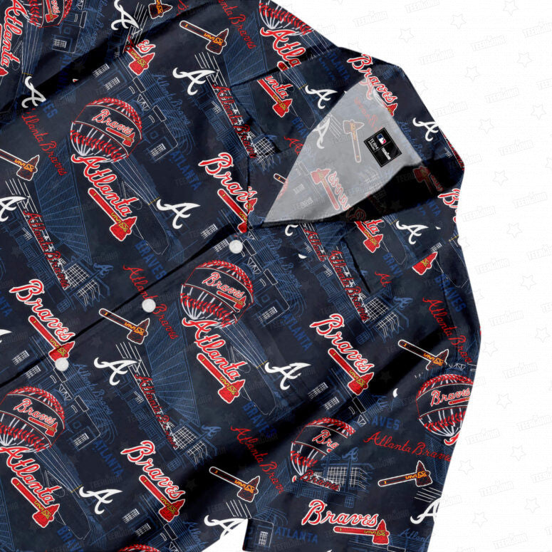 Atlanta Braves Truist Park Hawaiian Shirt - Welcome to 2 Aloha
