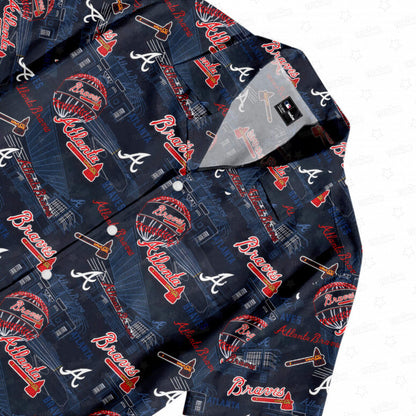 Atlanta Braves Truist Park Hawaiian Shirt - Welcome to 2 Aloha