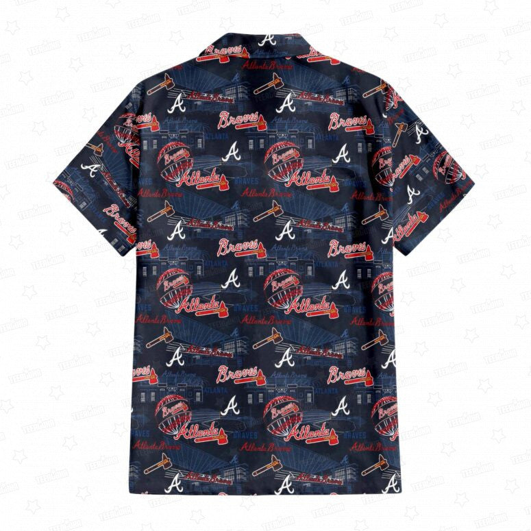 Atlanta Braves Truist Park Hawaiian Shirt - Welcome to 2 Aloha