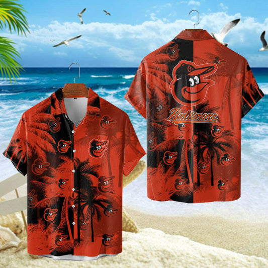 Baltimore Orioles Tropical Sunset Hawaiian Shirt - Welcome to 2 Aloha