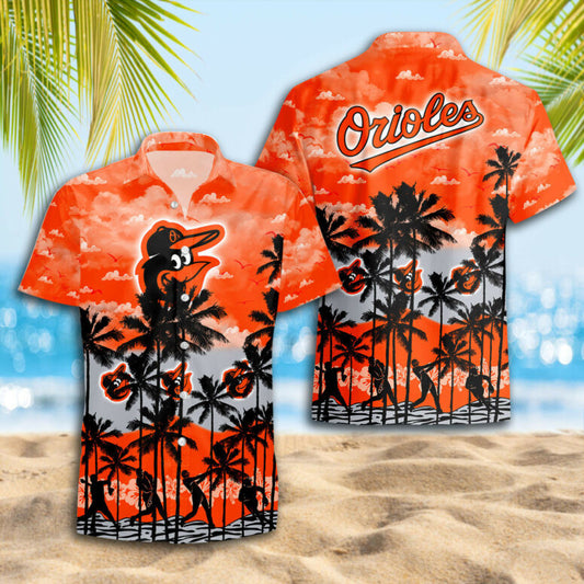 Baltimore Orioles Sunset Surf Hawaiian Shirt - Welcome to 2 Aloha