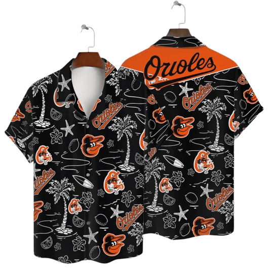 Baltimore Orioles Island Icons Hawaiian Shirt - Welcome to 2 Aloha