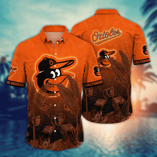 Baltimore Orioles Tropical Flamingo Hawaiian Shirt - Welcome to 2 Aloha