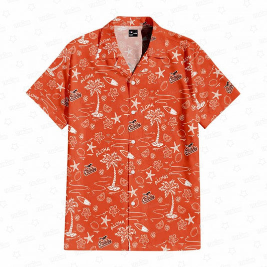 Baltimore Orioles Aloha Paradise Hawaiian Shirt - Welcome to 2 Aloha