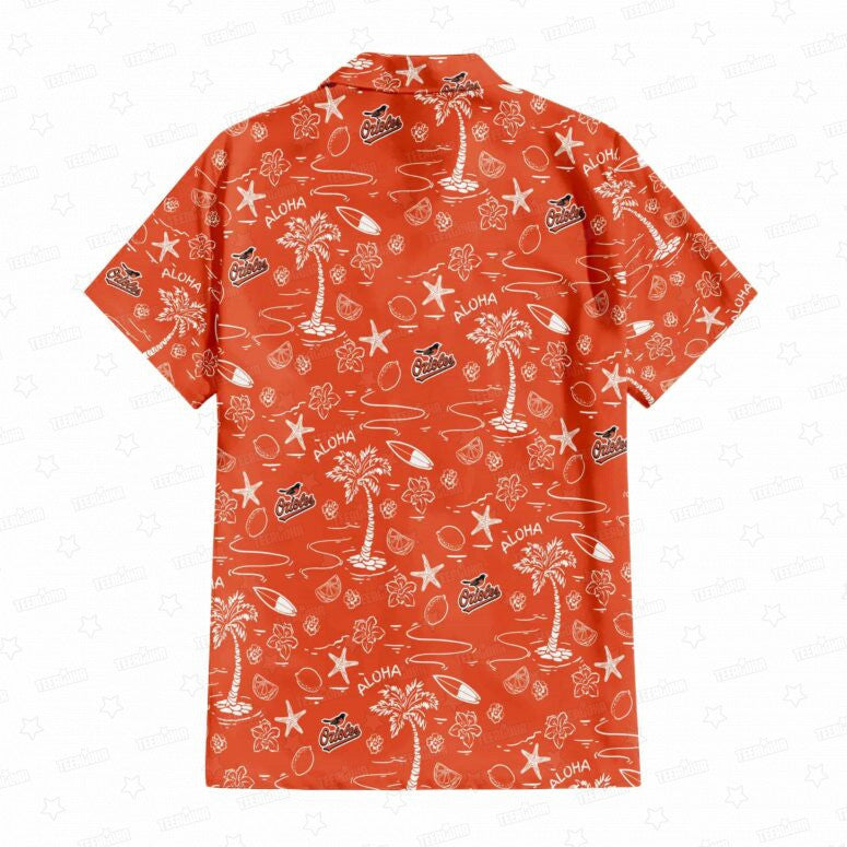 Baltimore Orioles Aloha Paradise Hawaiian Shirt - Welcome to 2 Aloha