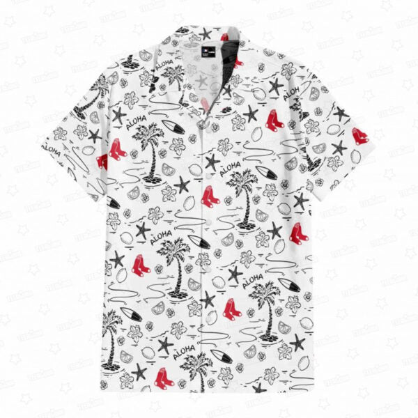 Boston Red Sox Aloha Paradise Hawaiian Shirt - Welcome to 2 Aloha