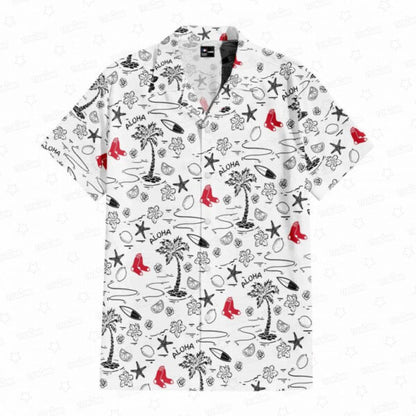 Boston Red Sox Aloha Paradise Hawaiian Shirt - Welcome to 2 Aloha