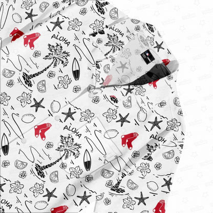 Boston Red Sox Aloha Paradise Hawaiian Shirt - Welcome to 2 Aloha