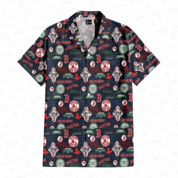 Boston Red Sox Fenway Park Stadium Hawaiian Shirt - Welcome to 2 Aloha