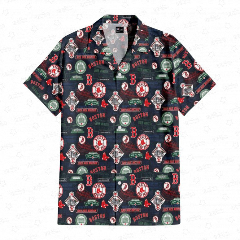 Boston Red Sox Fenway Park Stadium Hawaiian Shirt - Welcome to 2 Aloha