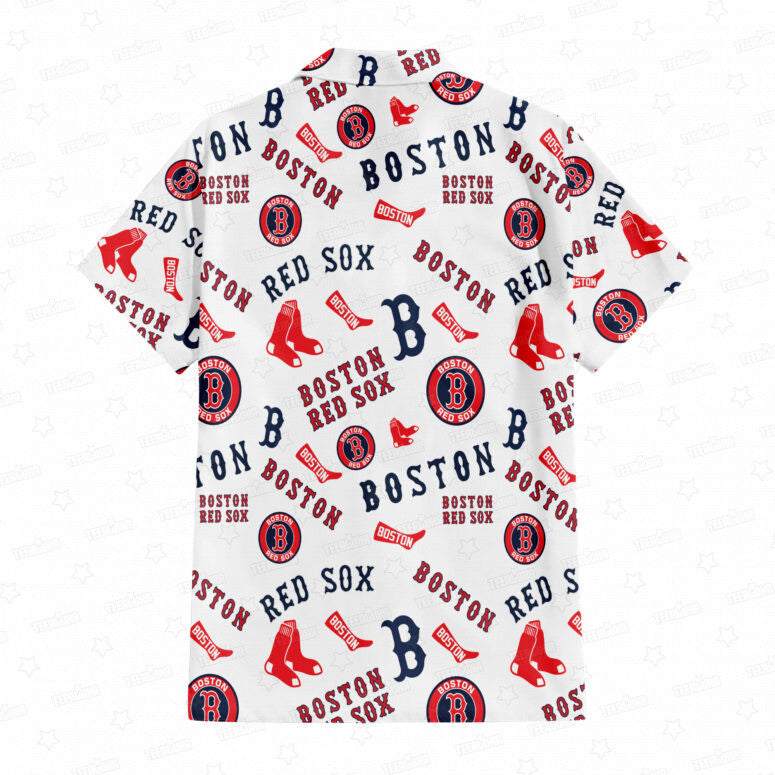 Boston Red Sox Emblem Odyssey Hawaiian Shirt - Welcome to 2 Aloha