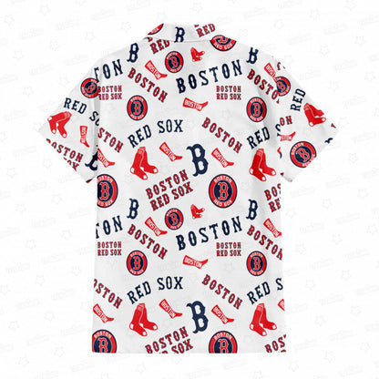 Boston Red Sox Emblem Odyssey Hawaiian Shirt - Welcome to 2 Aloha