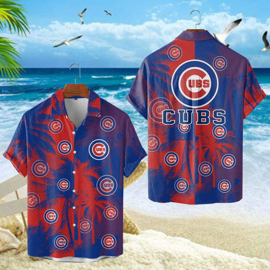 Chicago Cubs Tropical Sunset Hawaiian Shirt - Welcome to 2 Aloha
