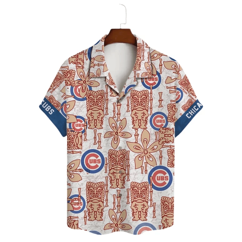 Chicago Cubs Retro Tiki Hawaiian Shirt - Welcome to 2 Aloha