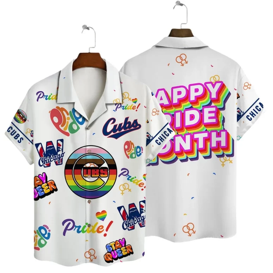 Chicago Cubs Pride Celebration Hawaiian Shirt - Welcome to 2 Aloha