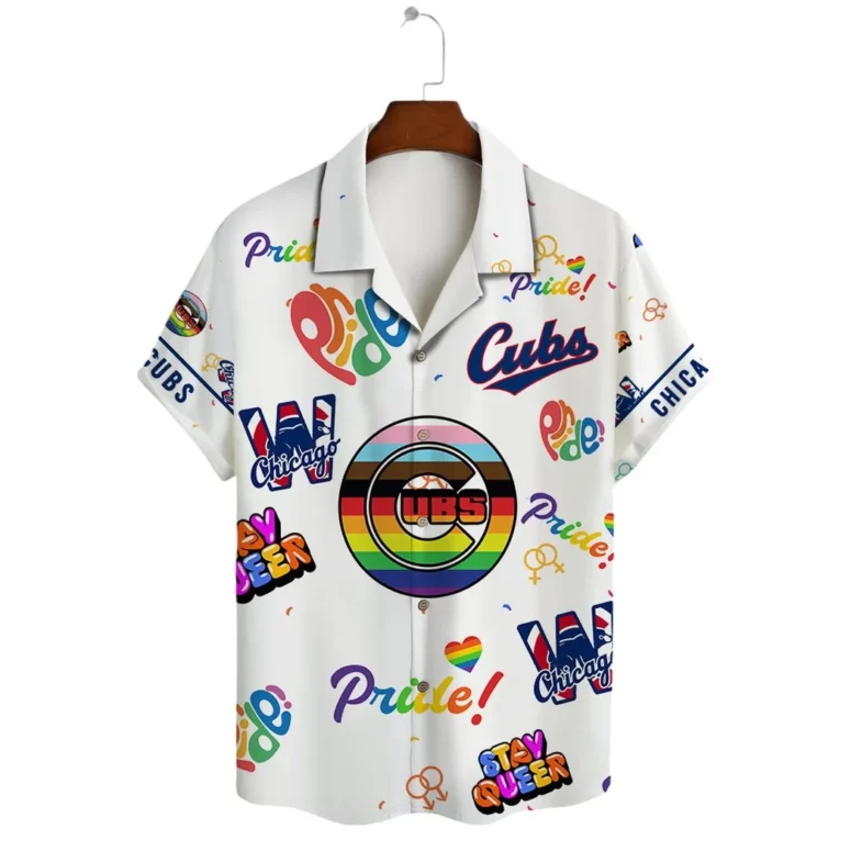 Chicago Cubs Pride Celebration Hawaiian Shirt - Welcome to 2 Aloha