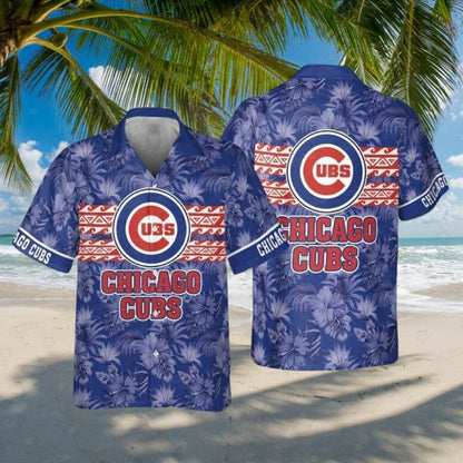 Chicago Cubs Vintage Tropical Hawaiian Shirt - Welcome to 2 Aloha