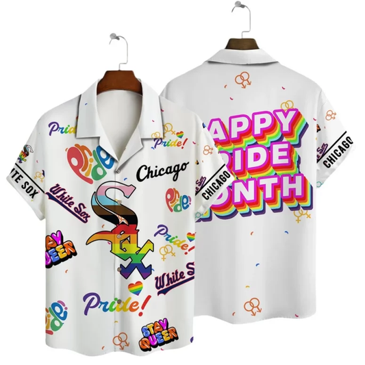 Chicago White Sox Happy Pride Month Hawaiian Shirt - Welcome to 2 Aloha