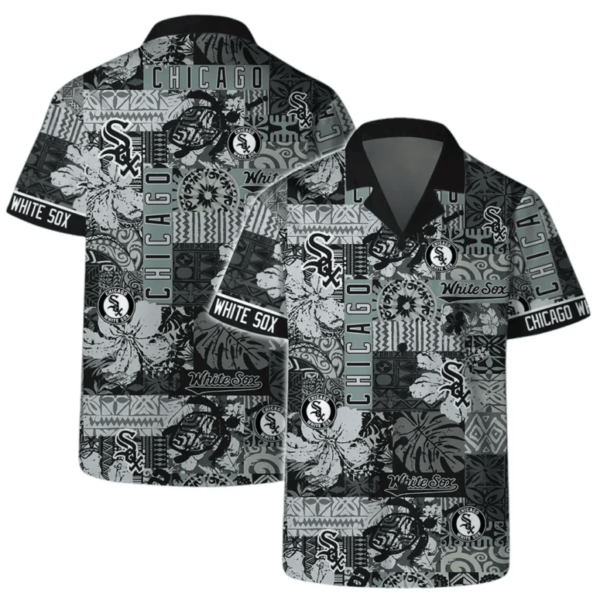 Chicago White Sox Logo Vintage Pattern Hawaiian Shirt - Welcome to 2 Aloha