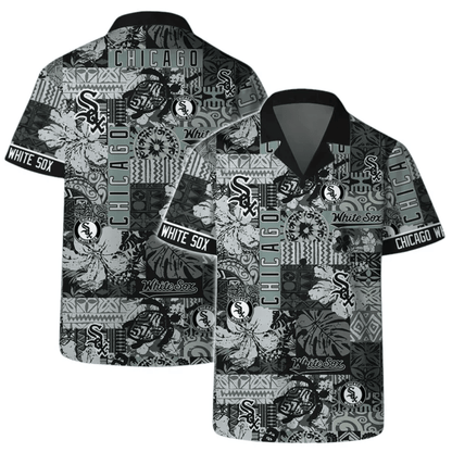 Chicago White Sox Logo Vintage Pattern Hawaiian Shirt - Welcome to 2 Aloha