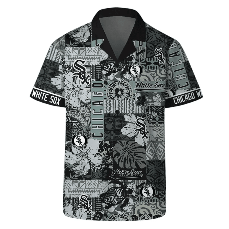 Chicago White Sox Logo Vintage Pattern Hawaiian Shirt - Welcome to 2 Aloha