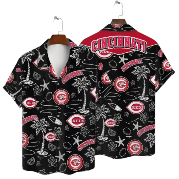 Cincinnati Reds Island Icons Hawaiian Shirt - Welcome to 2 Aloha