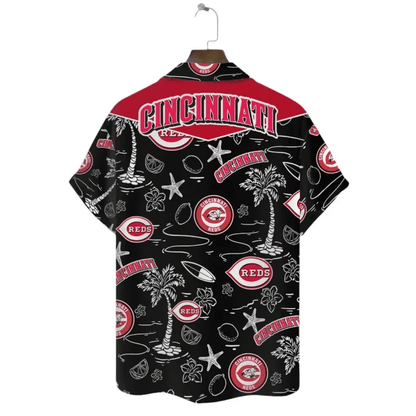 Cincinnati Reds Island Icons Hawaiian Shirt - Welcome to 2 Aloha