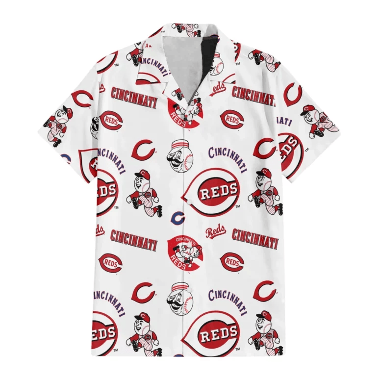 Cincinnati Reds Classic Logo Hawaiian Shirt - Welcome to 2 Aloha