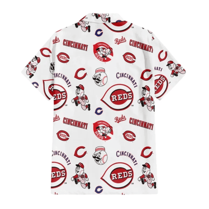 Cincinnati Reds Classic Logo Hawaiian Shirt - Welcome to 2 Aloha
