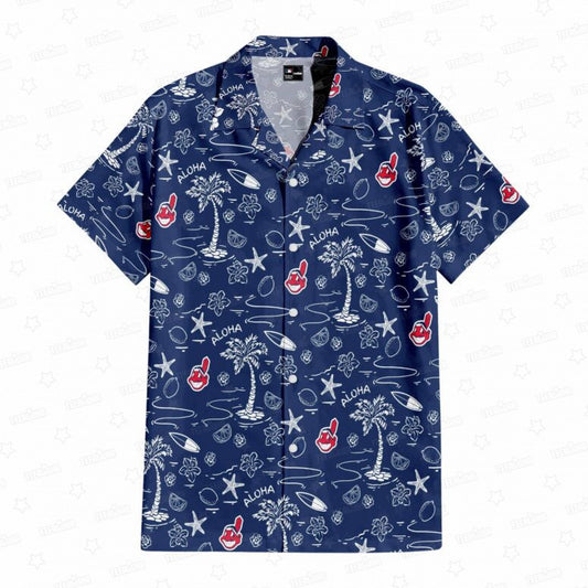 Cleveland Guardians Aloha Paradise Hawaiian Shirt - Welcome to 2 Aloha