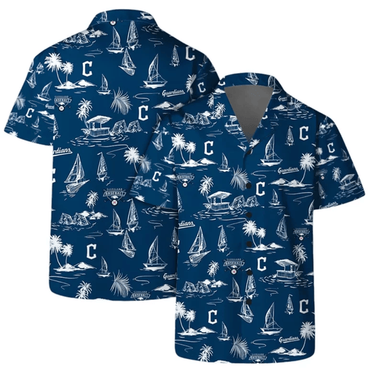 Cleveland Guardians Nautical Adventure Hawaiian Shirt - Welcome to 2 Aloha