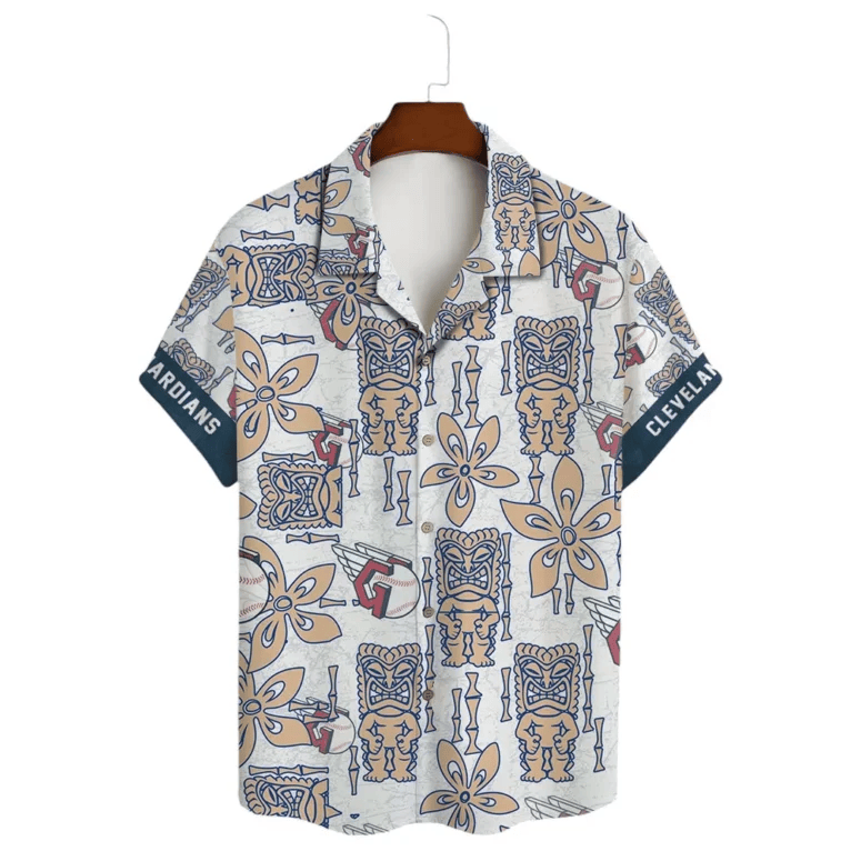 Cleveland Guardians Tiki Aloha Hawaiian Shirt - Welcome to 2 Aloha