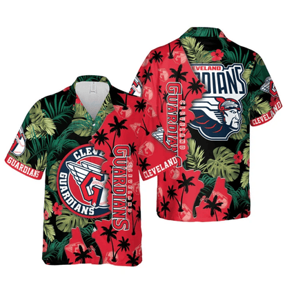 Cleveland Guardians Baseball Tribal Hawaiian Shirt - Welcome to 2 Aloha