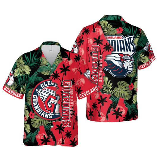 Cleveland Guardians Baseball Tribal Hawaiian Shirt - Welcome to 2 Aloha