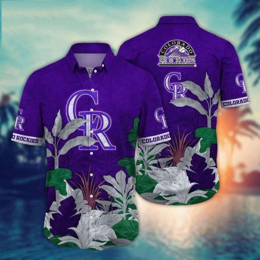 Colorado Rockies Jungle Canopy Hawaiian Shirt - Welcome to 2 Aloha