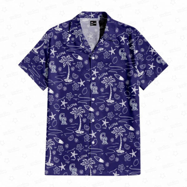 Colorado Rockies Aloha Paradise Hawaiian Shirt - Welcome to 2 Aloha