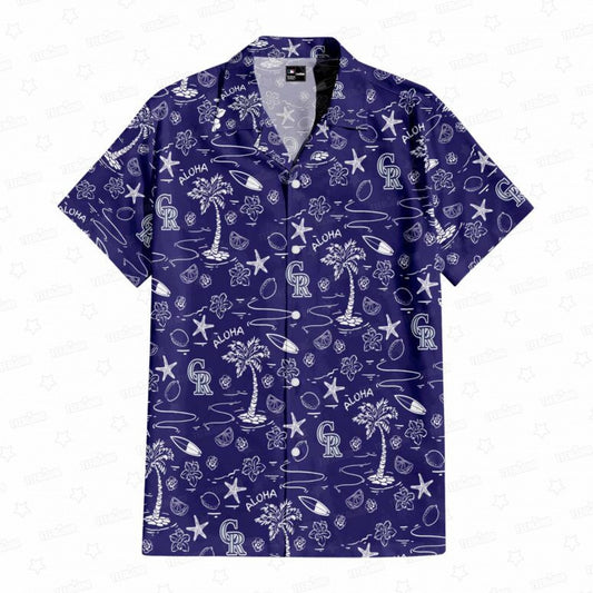 Colorado Rockies Aloha Paradise Hawaiian Shirt - Welcome to 2 Aloha
