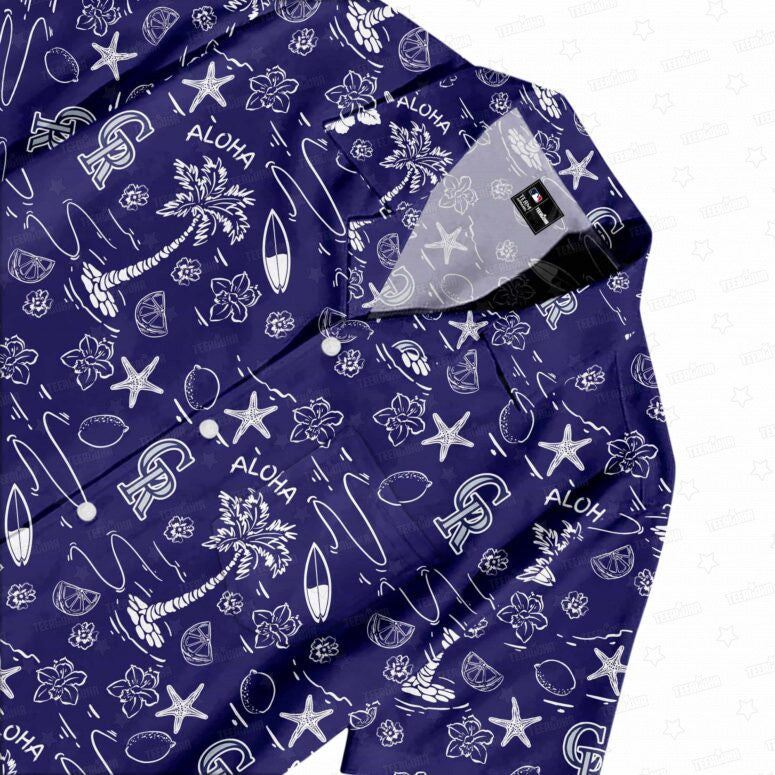 Colorado Rockies Aloha Paradise Hawaiian Shirt - Welcome to 2 Aloha