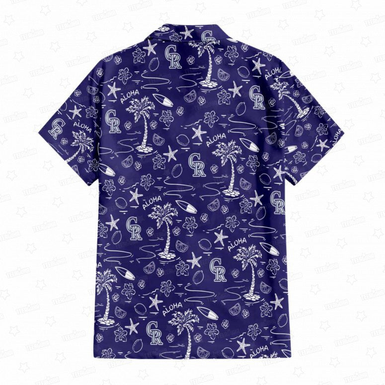 Colorado Rockies Aloha Paradise Hawaiian Shirt - Welcome to 2 Aloha