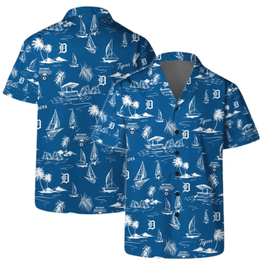 Detroit Tigers Island Breeze Hawaiian Shirt - Welcome to 2 Aloha