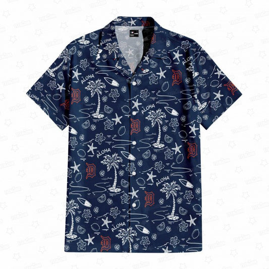 Detroit Tigers Aloha Paradise Hawaiian Shirt - Welcome to 2 Aloha