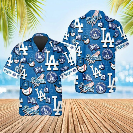 Los Angeles Dodgers All-Star Icons Hawaiian Shirt - Welcome to 2 Aloha