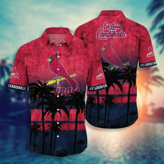 St. Louis Cardinals Vintage Sunset Hawaiian Shirt - Welcome to 2 Aloha