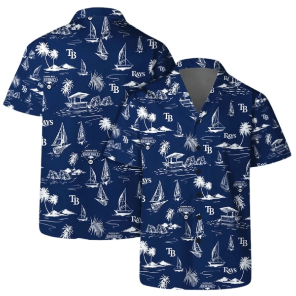Tampa Bay Rays Nautical Escape Hawaiian Shirt - Welcome to 2 Aloha