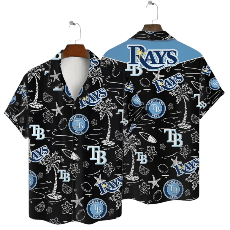 Tampa Bay Rays Midnight Tropics Hawaiian Shirt - Welcome to 2 Aloha