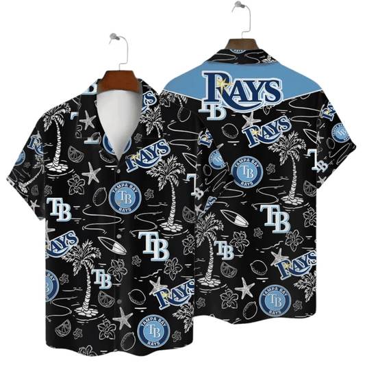 Tampa Bay Rays Midnight Tropics Hawaiian Shirt - Welcome to 2 Aloha