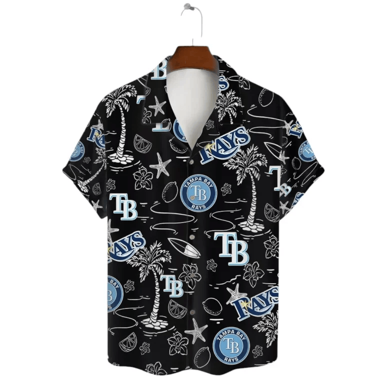 Tampa Bay Rays Midnight Tropics Hawaiian Shirt - Welcome to 2 Aloha