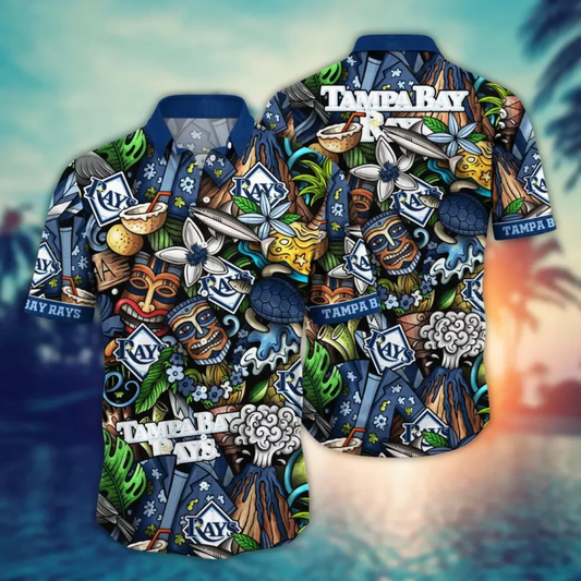 Tampa Bay Rays Tropical Adventure Hawaiian Shirt - Welcome to 2 Aloha