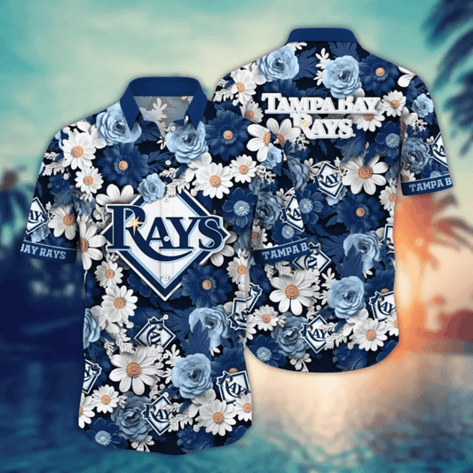 Tampa Bay Rays Floral Paradise Hawaiian Shirt - Welcome to 2 Aloha