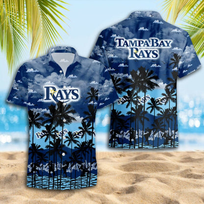 Tampa Bay Rays Coastal Clouds Hawaiian Shirt - Welcome to 2 Aloha